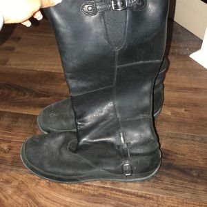 Black Northface snow boots
